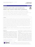 prikaz prve stranice dokumenta Duodeno-pancreatic and extrahepatic biliary tree trauma: WSES-AAST guidelines