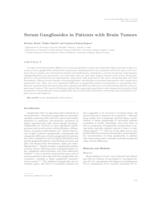 prikaz prve stranice dokumenta Serum gangliosides in patients with brain tumors