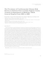 prikaz prve stranice dokumenta The prevalence of cardiovascular disease risk factors in patients from Croatian Zagorje County treated at Department of Medicine, Zabok General Hospital from 2000 to 2006