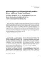 prikaz prve stranice dokumenta Epidemiology of pelvic floor disorders between urban and rural female inhabitants