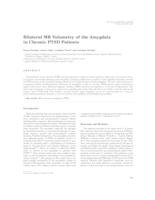 prikaz prve stranice dokumenta Bilateral MR volumetry of the amygdala in chronic PTSD patients