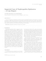 prikaz prve stranice dokumenta Imported case of nephropathia epidemica - a case report