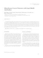 prikaz prve stranice dokumenta Myasthenia gravis patients with anti-MuSK antibodies 
