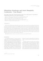 prikaz prve stranice dokumenta Klinefelter syndrome and acute basophilic leukaemia: case report 