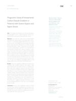 prikaz prve stranice dokumenta Prognostic value of venoarterial carbon dioxide gradient in patients with severe sepsis and septic shock