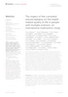 prikaz prve stranice dokumenta The impact of the comorbid seizure/epilepsy on the health related quality of life in people with multiple sclerosis: an international multicentric study